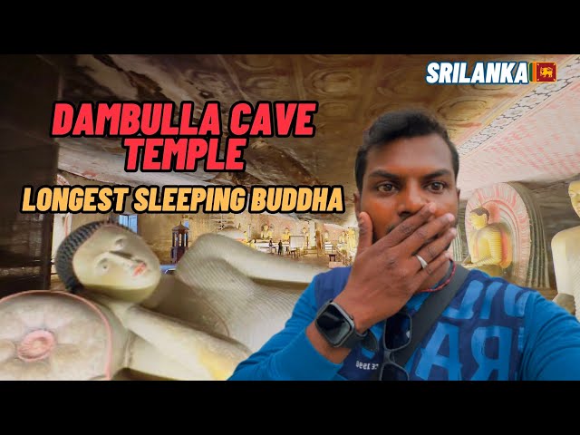 Longest Sleeping Buddha 😮 | Dambulla Cave Temple |Srilanka |Tamil Travel vlog 4K | Fly With Vicki