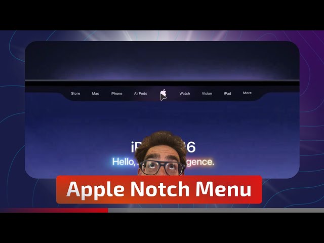 How To Make An Apple Style Notch Menu with Bricks (Tutorial)