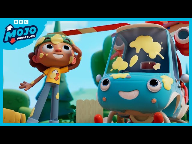 Cheesy Bang Bang | E4 S1 Fun Truck Cartoon for Kids Clips | Mojo Swoptops