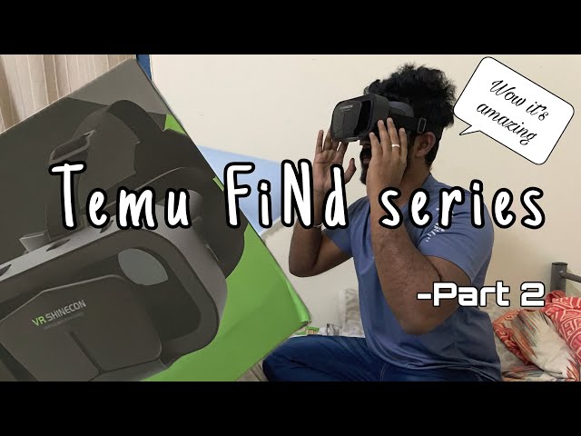 Temu Find series-Part 2 || 3d || #vrglasses #vlog ||amazing product  || Difficulties