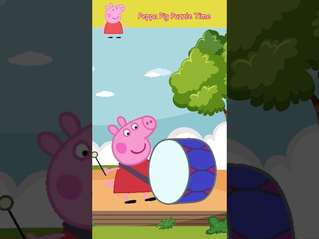 Peppa Pig Puzzle | Puzzle for kids #peppapig #toddlerlearning #funlearning #shorts