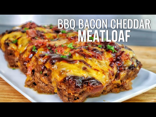 Hands Down the BEST MEATLOAF Recipe is BBQ Bacon Cheddar