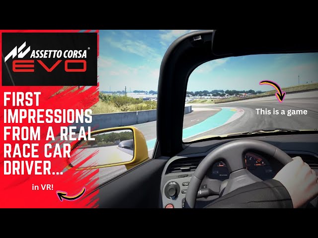 Assetto Corsa EVO - First Look From a Real RaceCar Driver - In VR