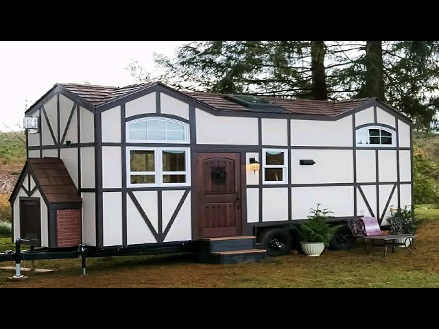 Incredibly Hobbit Fantasy Styled Tudor Tiny Home by Tiny Heirloom