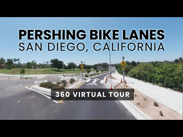 New Pershing Bikeway in San Diego, California - 360 Virtual Tour