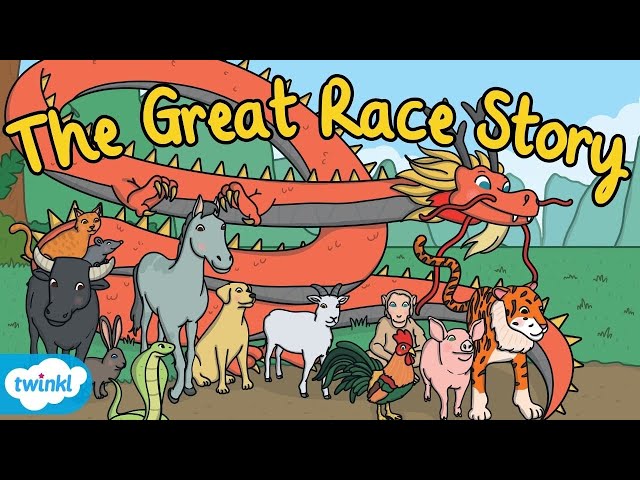 Zodiac Origin Story | The Story of the Great Race for Kids! | Lunar New Year | Chinese New Year