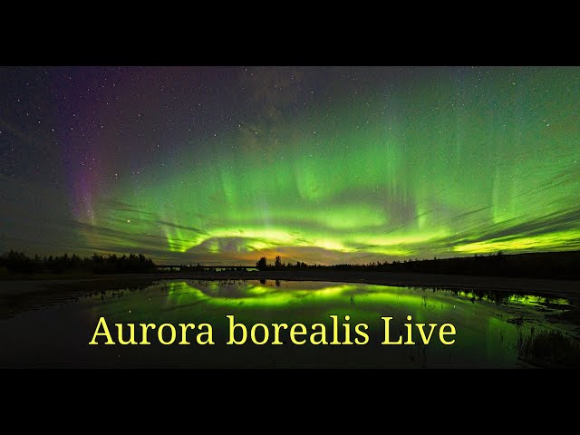 Norther lights / Aurora borealis live Oulu Finland