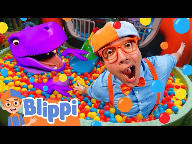 Game Time with Blippi: Adventures in His Clubhouse! | Educational Videos for Kids