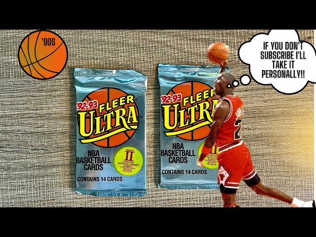 Vintage Basketball Packs Break - Michael Jordan Cards Hunt #14 - 1992-93 Ultra Fleer Packs