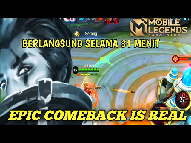 EPIC COMEBACK IS REAL - SOLO RANK MENGGUNAKAN VPN SERVER TAIWAN~MOBILE LEGENDS