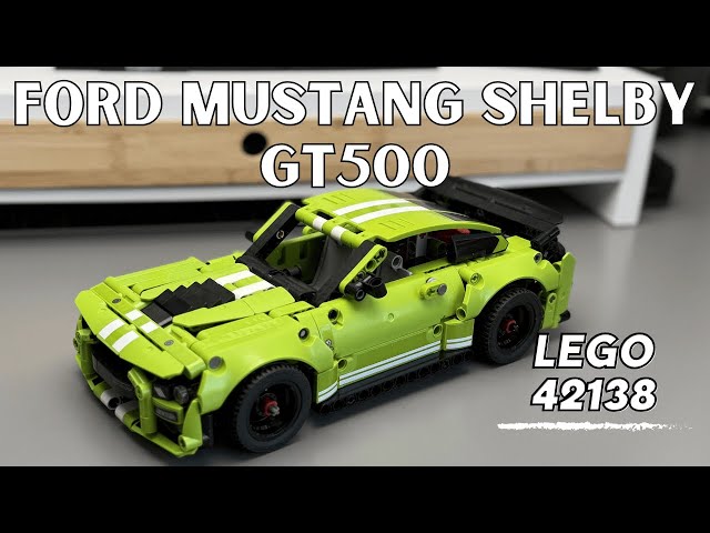 Retired LEGO Technic 42138 Ford Mustang Shelby GT500 Pull-back with AR - Speed Build & Review