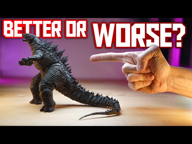 Is the Totally New Godzilla Sculpt from HIYA Toys better or Worse? - Shooting & Reviewing