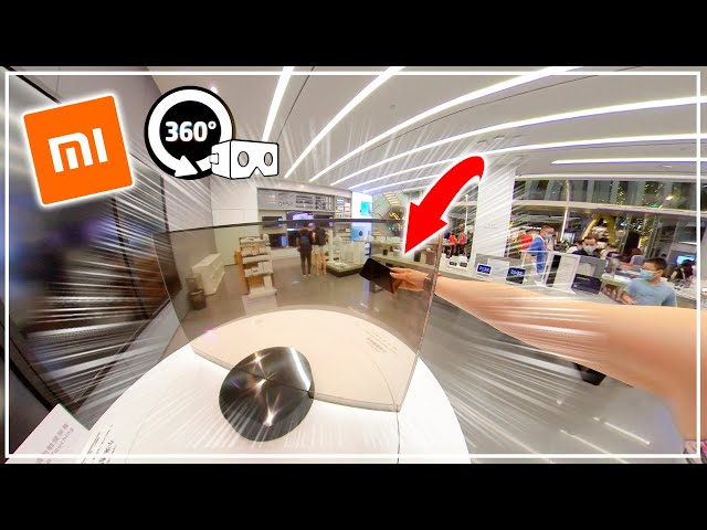 TV TRANSPARENTE!! Xiaomi Mi Tv LUX LOJA - vídeo em 360 - Insta360 one R