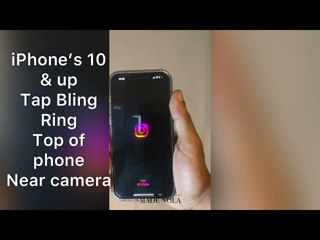 How to use Bling Ring on iPhone