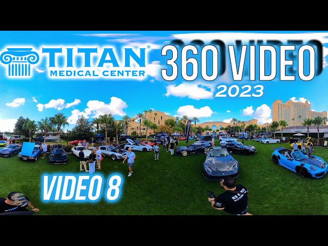 360 Video 8 of the 2023 Festivals of Speed Luxury Car Show, sponsored by Titan Medical