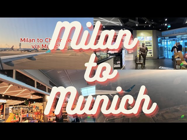 EuroTrip Series- Part 11 - Flying from Milan to Charlotte via Munich + Duty Free Shopping Review!