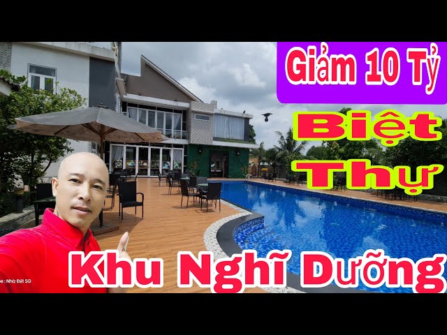 🛑Khám phá biệt thự đẹp như resort có 2 hồ bơi lớn Giảm 10tỷ chủ bán đi nước ngoài 5560m2 #bietthu