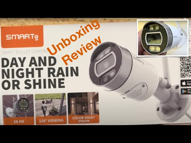 Need a Security Camera? Check out this SMARTG Outdoor Bullet Camera Unboxing, Set Up and Review