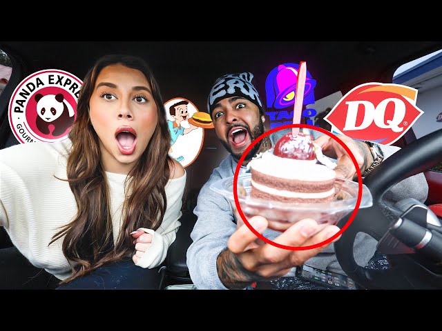 LETTING THE PERSON IN FRONT OF US DECIDE WHAT WE EAT FOR 24 HOURS!! *Terrible Idea*