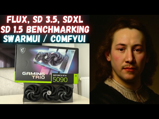 RTX 5090 Tested Against FLUX DEV, SD 3.5 Large, SD 3.5 Medium, SDXL, SD 1.5, AMD 9950X + RTX 3090 TI