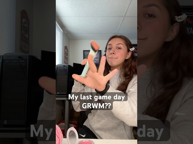 My last game day GRWM?? #grwm #cosmetics #makeup #beauty #influencer #skincare #cheer #games