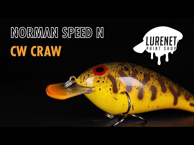 Norman Speed N CW Craw - Lurenet Paint Shop (Custom Painted Lures)