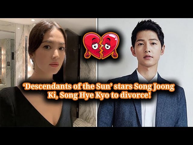 ‘Descendants of the Sun’ stars Song Joong Ki, Song Hye Kyo to divorce!