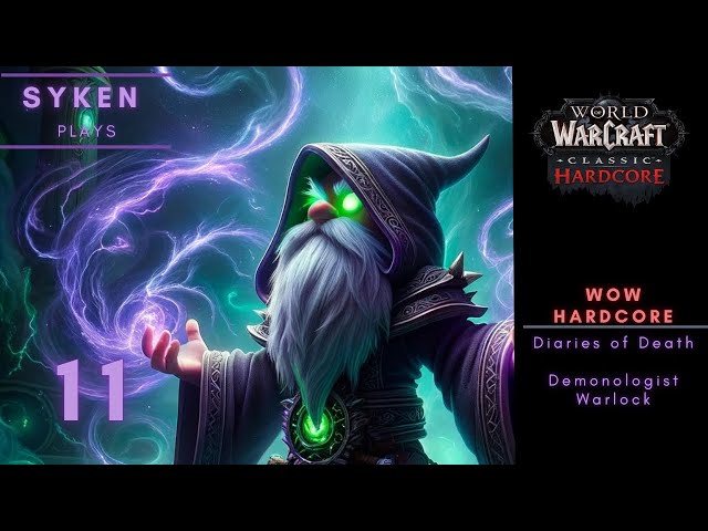 #11 WOW Classic Hardcore Demo Warlock (Death = Delete), Stitches Server