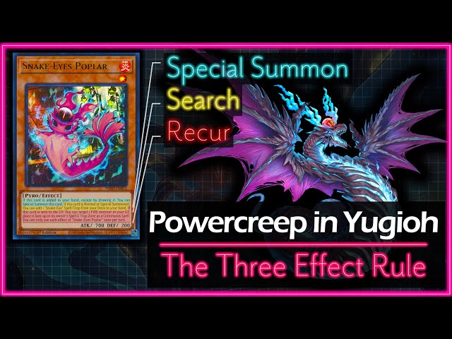 Powercreep in Yugioh - The Three Effect Rule