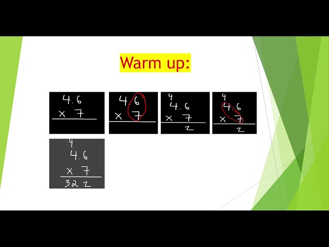 Multiplication of Decimal numbers.