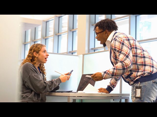 RUDE LIBRARIAN PRANK!