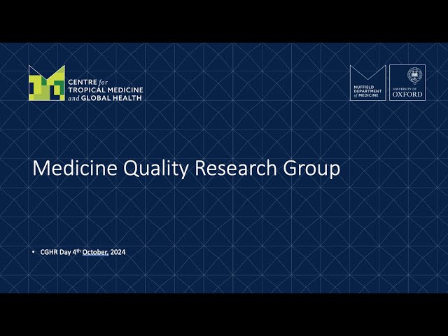 Medicine Quality Research Group