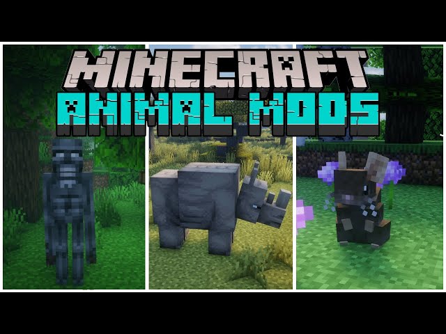 TOP 5 ANIMAL Mods to Make Minecraft Feel ALIVE!