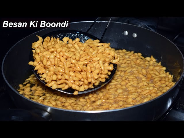 Homemade Boondi Recipe - Besan Ki Boondi for Dahi Boondi chaat - Special Ramadan Recipe