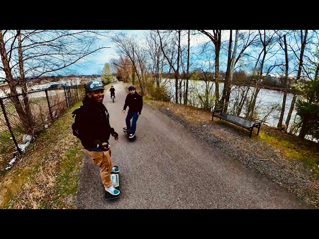 Onewheel GT | Lectric XP 3.0  E-Bike| Danville Riverwalk PT 2 - But with Friends! | Group Ride