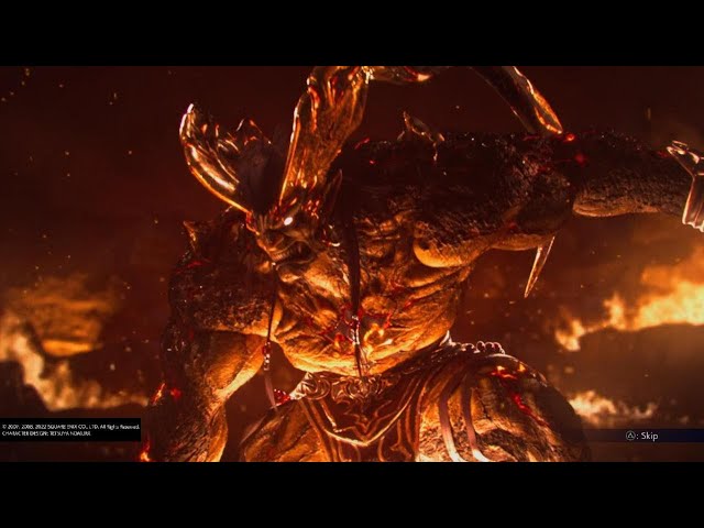 Crisis Core Reunion: Ifrit Boss Fight