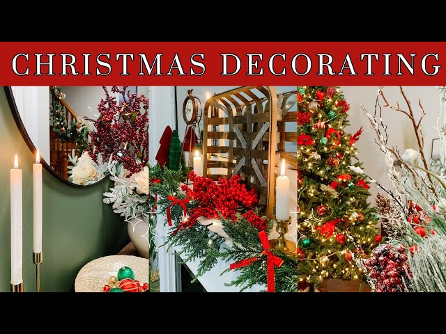 2023 CHRISTMAS DECORATING | CHRISTMAS DECOR IDEAS | GETTING READY FOR CHRISTMAS |