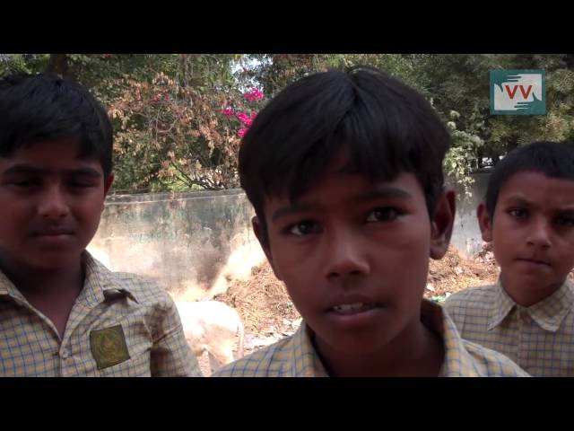 Garbage removed from primary School  Gavana, Gujarat - Video volunteer Neeru Reports