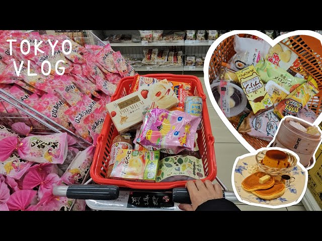 Vlog l Convenience store & grocery shopping, Seiromushi, Lemon pound cake, Outing to Nihonbashi