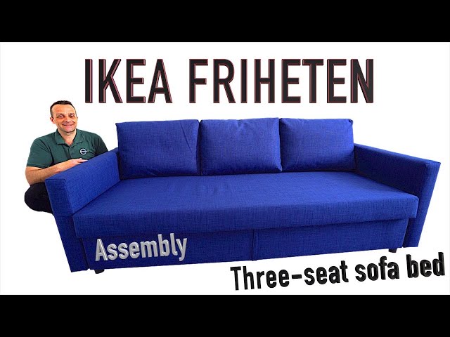 IKEA FRIHETEN Three seat sofa bed Assembly instructions