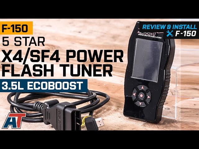 2017-2020 F150 3.5L Ecoboost 5 Star X4/SF4 Power Flash Tuner with 3 Custom Tunes Review & Install