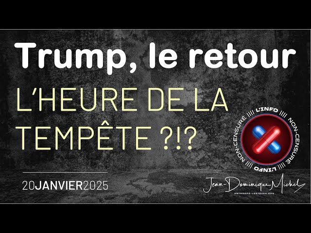 Trump, le retour : l'heure de la tempête ?!?