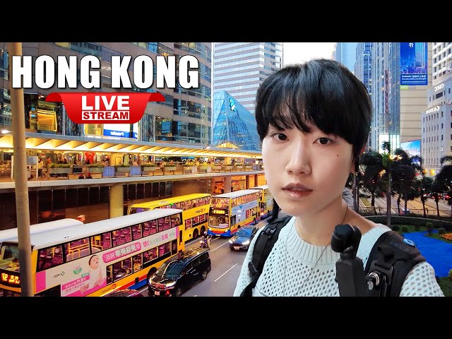 Live Hong Kong walk tour 🇭🇰 Beautiful Hong Kong night walk | Hong Kong street walking tour TV