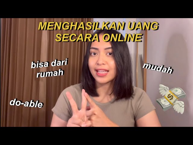 5 CARA MENGHASILKAN UANG TAMBAHAN ONLINE