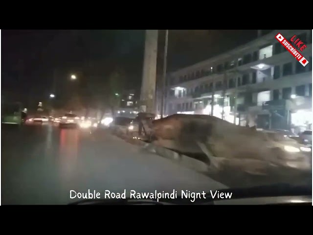 Double Road Rawalpindi Night view