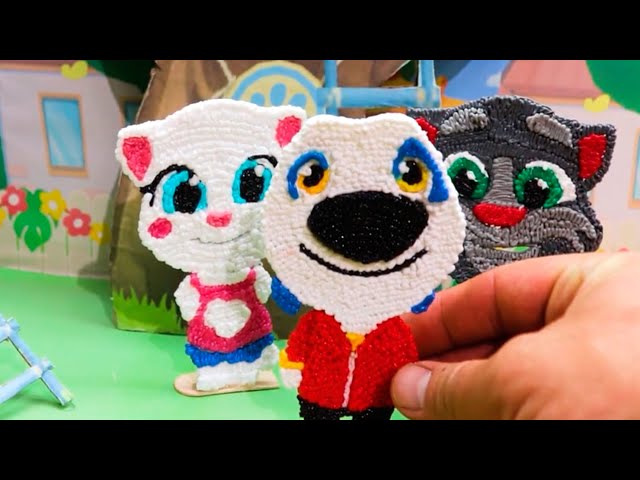 DIY Cool 3d pen drawing Game. Compilation. My Talking Tom Friends