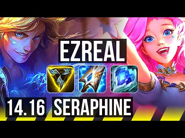 EZREAL & Braum vs SERAPHINE & Nami (ADC) | 12/1/16, 68% winrate, Legendary | BR Grandmaster | 14.16