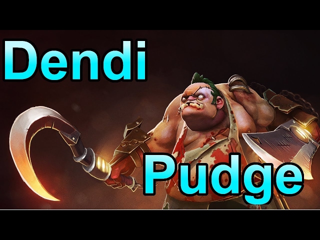 Dendi Pudge — Best Hooks — Dota 2 (2017)