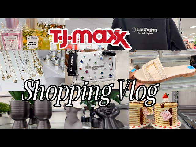 TJMaxx Spring Shopping Vlog: New Handbags, Shoes, Jewelry & Home Decor