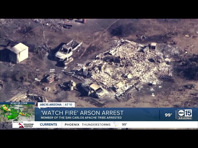 Man arrested, accused of starting Watch Fire in San Carlos that burned 21 homes